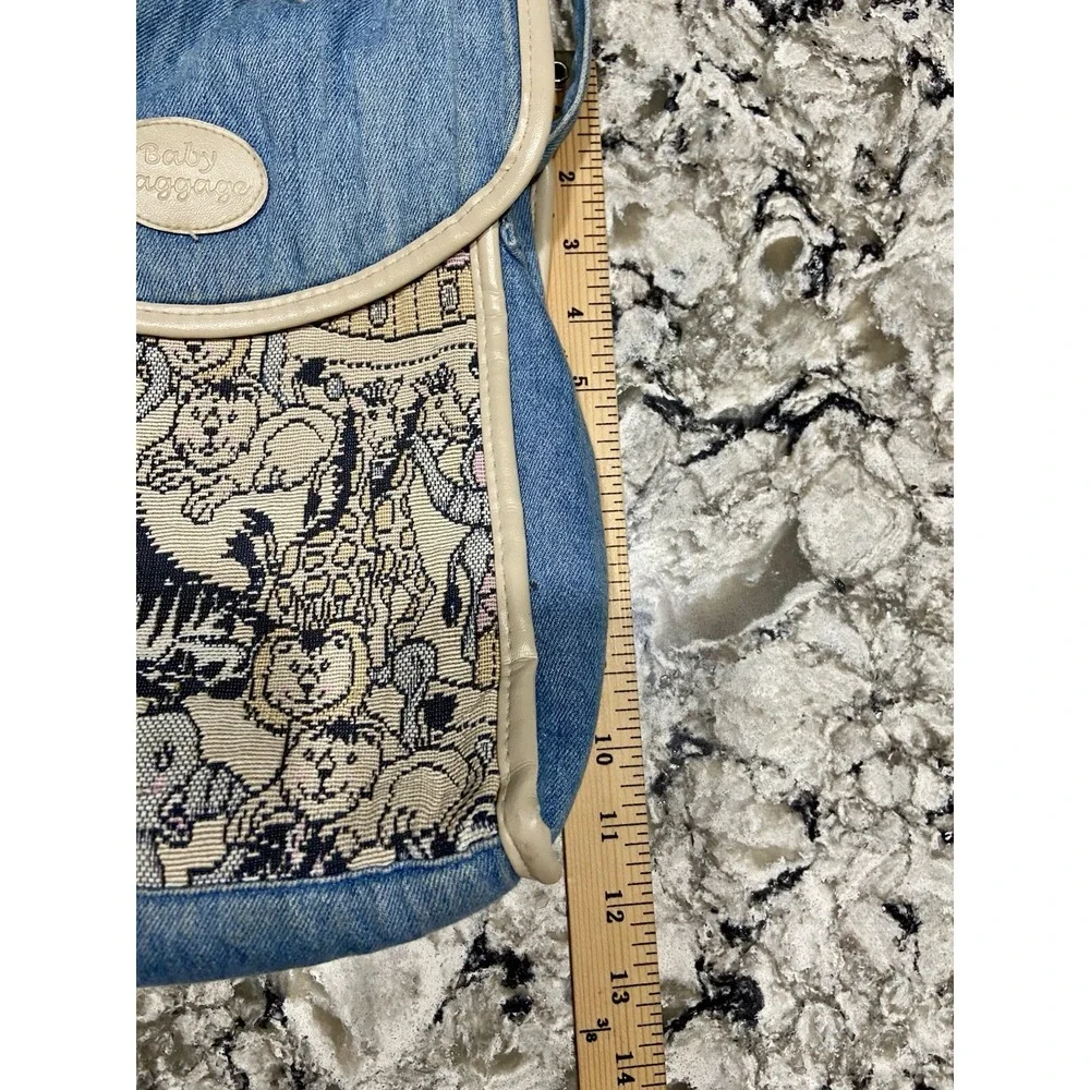Deadstock Vintage Baby Baggage Noah's Ark Diaper Bag 9x12x4